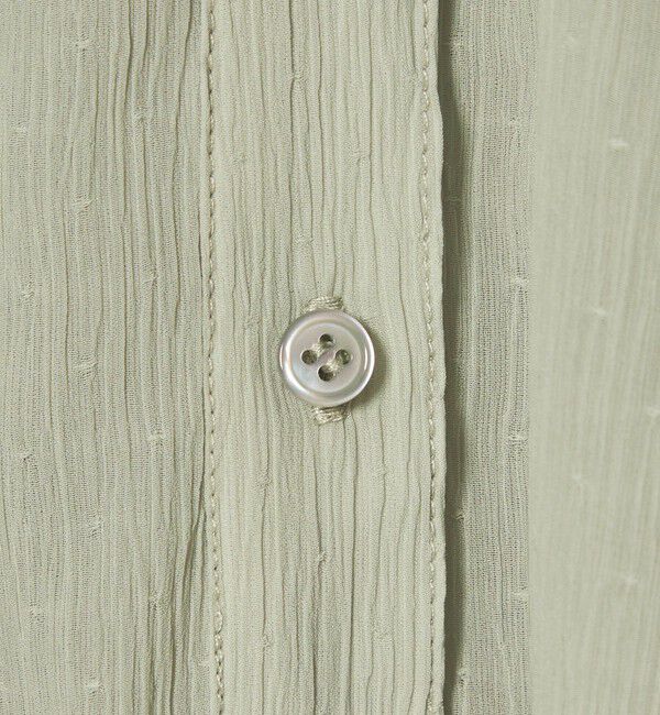 EMMEL REFINES「 ＜EMMEL REFINES＞EM ヨウリュウフリル スタンドカラー ブラウス」|シャツ・ブラウス|