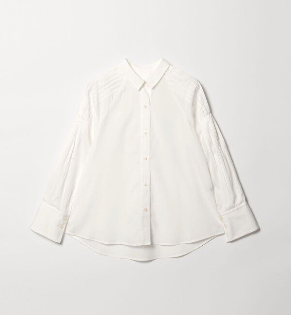 EMMEL REFINES「＜EMMEL REFINES＞EM ソデタック オーバーシャツ」|シャツ・ブラウス|OFF WHITE