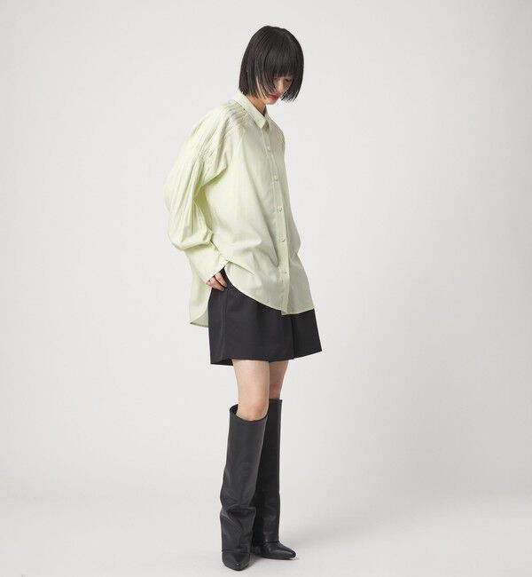 EMMEL REFINES「＜EMMEL REFINES＞EM ソデタック オーバーシャツ」|シャツ・ブラウス|