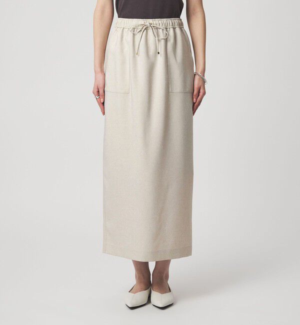 UNITED ARROWS green label relaxing「［size SHORTあり］スラブオックス スカート マシンウォッシャブル」|タイト|