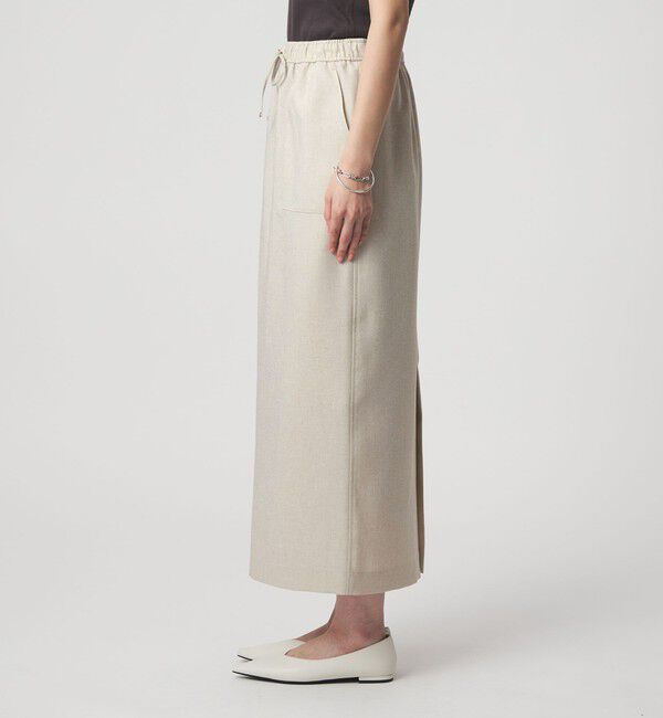 UNITED ARROWS green label relaxing「［size SHORTあり］スラブオックス スカート マシンウォッシャブル」|タイト|