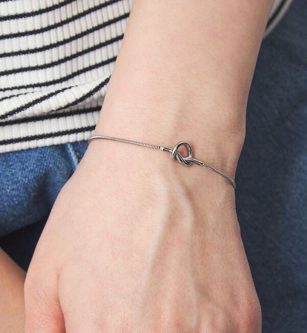 UNITED ARROWS green label relaxing「knot スライド ブレスレット」|ブレスレット・バングル|SILVER