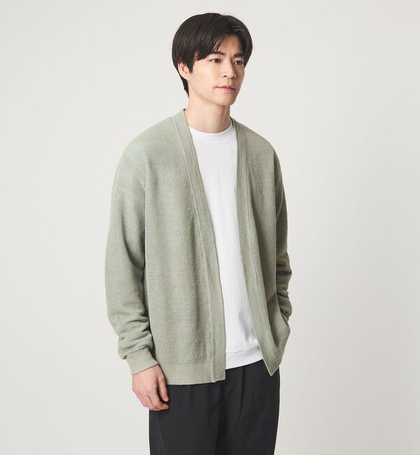 UNITED ARROWS green label relaxing「リネン アゼ イージーカーディガン」|カーディガン|
