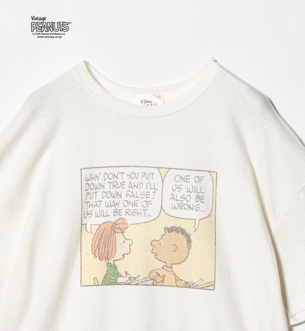 EMMEL REFINES「＜ST.JOHNS 3RD CLUB＞PEANUTS プリントTシャツ 1＜ Select by EMMEL REFINES ＞	」|Tシャツ・カットソー|