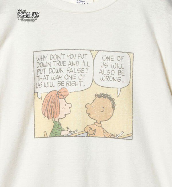 EMMEL REFINES「＜ST.JOHNS 3RD CLUB＞PEANUTS プリントTシャツ 1＜ Select by EMMEL REFINES ＞	」|Tシャツ・カットソー|