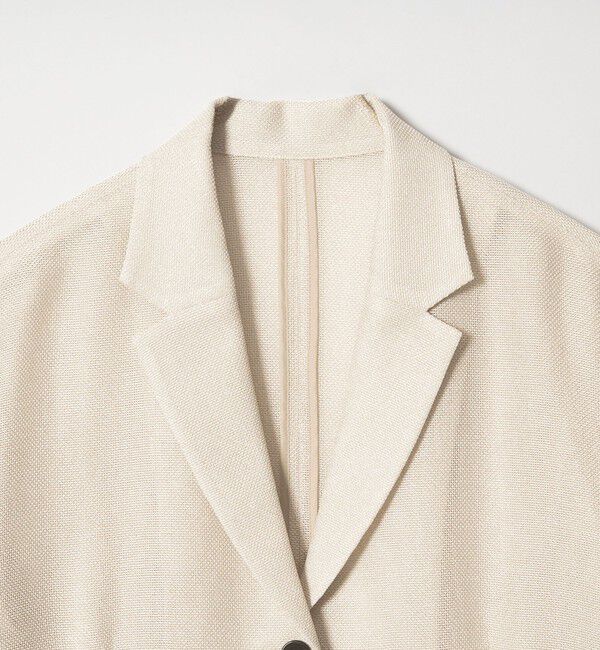EMMEL REFINES「＜EMMEL REFINES＞EM カラミ 3ボタン ショートスリーブ ジャケット」|テーラードジャケット|