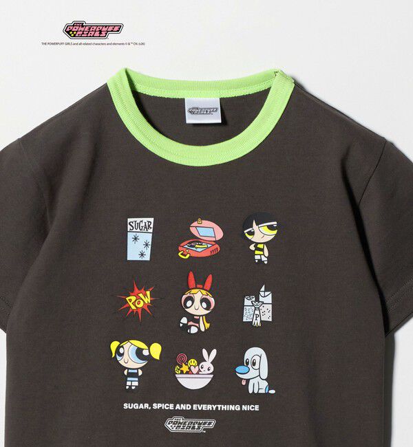UNITED ARROWS green label relaxing「【別注】＜The Powerpuff Girls＞ リンガー Tシャツ / キッズ 100cmー130cm」|Tシャツ・カットソー|