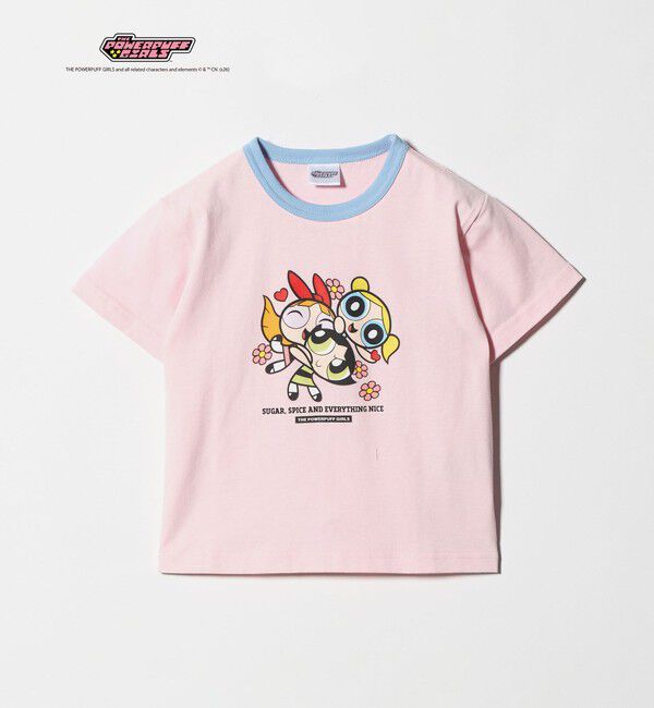 UNITED ARROWS green label relaxing「【別注】＜The Powerpuff Girls＞ リンガー Tシャツ / キッズ 100cmー130cm」|Tシャツ・カットソー|