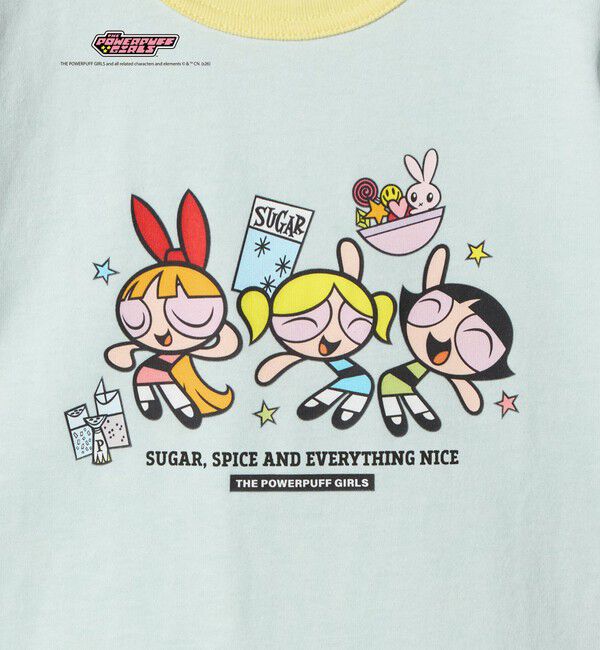UNITED ARROWS green label relaxing「【別注】＜The Powerpuff Girls＞ リンガー Tシャツ / キッズ 100cmー130cm」|Tシャツ・カットソー|