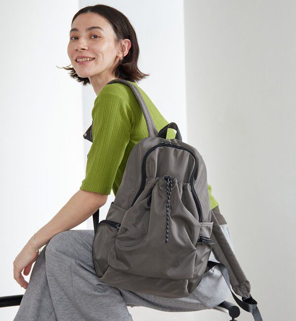 BEAUTY&YOUTH UNITED ARROWS「ドロストポケット リュック」|リュック|DK.GRAY
