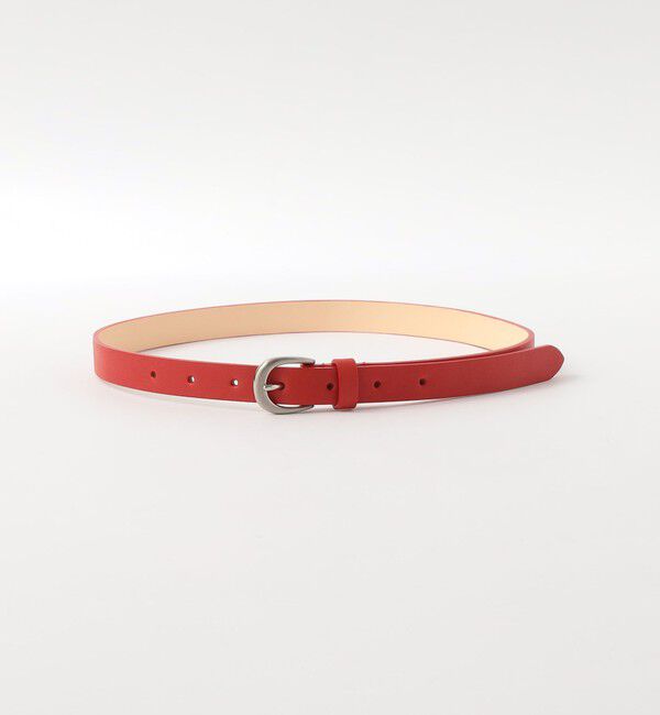 STEVEN ALAN「＜Steven Alan＞レザー ベルト」|ベルト|RED