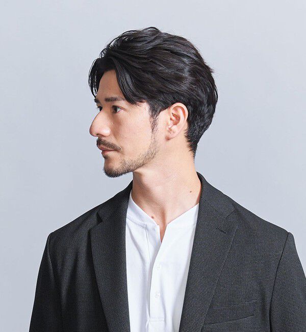 BEAUTY&YOUTH UNITED ARROWS「【WEB限定 WARDROBE SMART】クリア ガスコットン ヘンリーネック カットソー【抗菌・防臭】」|Tシャツ・カットソー|