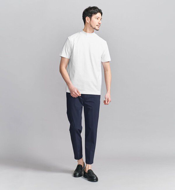BEAUTY&YOUTH UNITED ARROWS「【WEB限定 WARDROBE SMART】クリア  ガスコットン モックネック カットソー【抗菌・防臭】」|Tシャツ・カットソー|