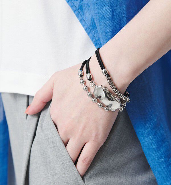 BEAUTY&YOUTH UNITED ARROWS「＜heyep＞Toy ヘアタイ/3P」|ヘアゴム・シュシュ|SILVER