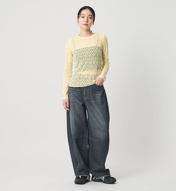 BEAUTY&YOUTH UNITED ARROWS「フラワーレース プルオーバー」|Tシャツ・カットソー|