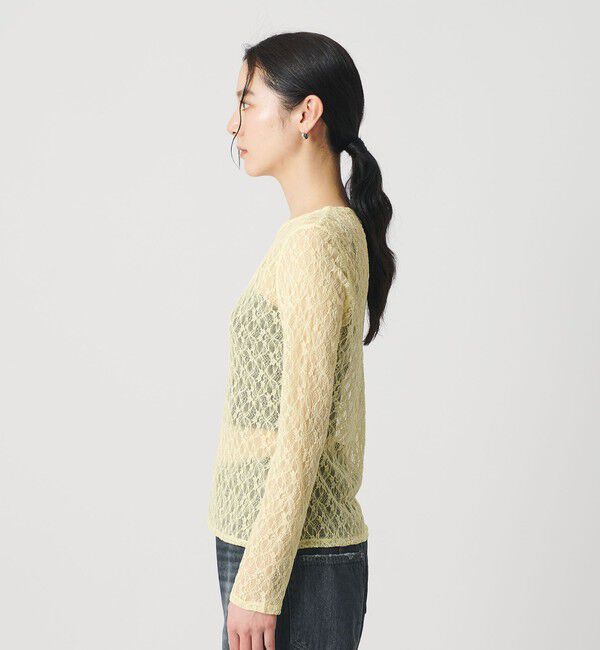 BEAUTY&YOUTH UNITED ARROWS「フラワーレース プルオーバー」|Tシャツ・カットソー|