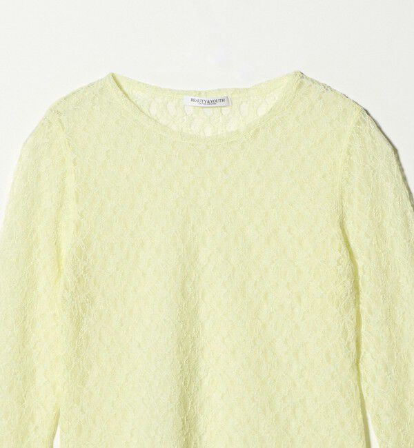 BEAUTY&YOUTH UNITED ARROWS「フラワーレース プルオーバー」|Tシャツ・カットソー|