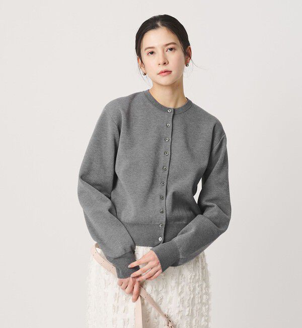 BEAUTY&YOUTH UNITED ARROWS「コットンブレンド コンパクトクルーネック カーディガン ウォッシャブル」|カーディガン|