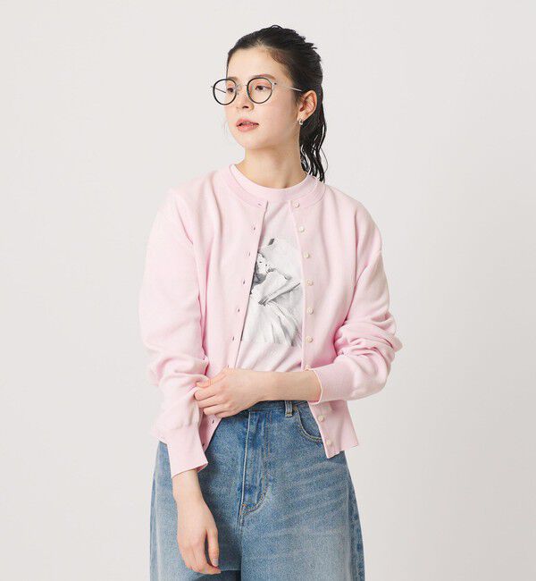BEAUTY&YOUTH UNITED ARROWS「コットンブレンド コンパクトクルーネック カーディガン ウォッシャブル」|カーディガン|