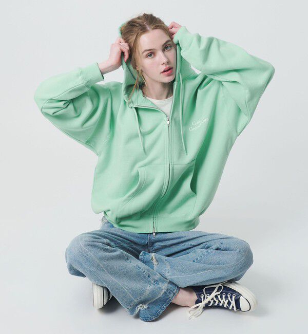 California General Store「＜CGS.＞オーガニックコットン スウェット ジップ パーカー」|パーカー|