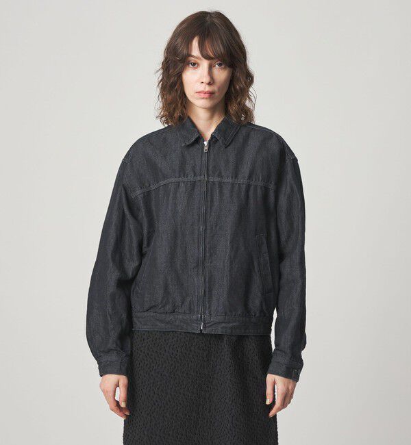 STEVEN ALAN「＜Steven Alan＞ライト デニム ジップ ブルゾン」|デニムジャケット|
