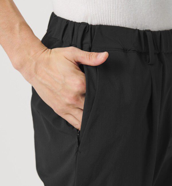 BEAUTY&YOUTH UNITED ARROWS「360&deg;MASTER 1プリーツ テーパード イージーパンツ NO.5 セットアップ対応 撥水 ストレッチ ウォッシャブル」|チノ|