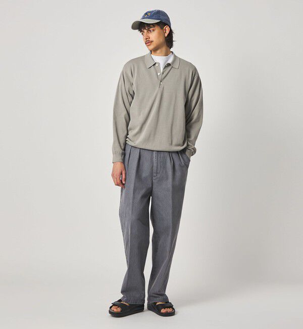STEVEN ALAN「＜Steven Alan＞ ハイツイスト  3B ニットポロシャツ NARROW」|ニット・セーター|