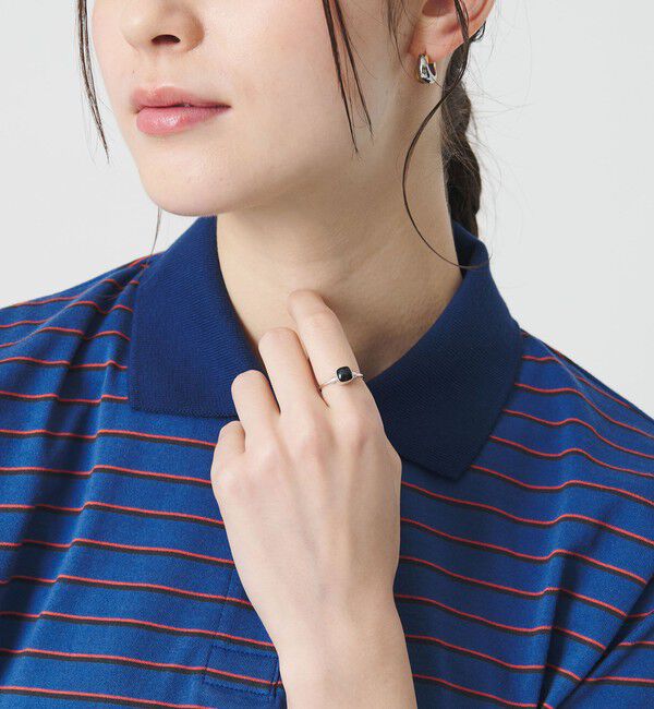 BEAUTY&YOUTH UNITED ARROWS「＜BAITS＞スクエア ストーン リング」|リング|