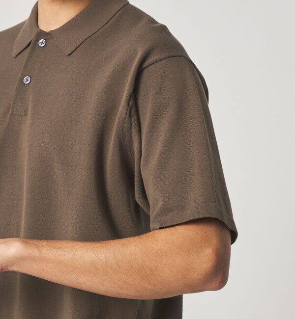 STEVEN ALAN「＜Steven Alan＞ ハイツイスト  ニット ショートスリーブ ポロシャツ」|ニット・セーター|