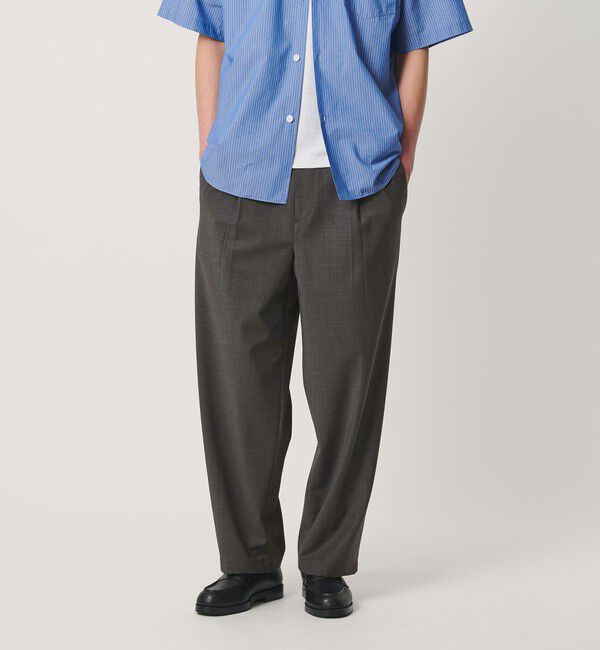 BEAUTY&YOUTH UNITED ARROWS「ウーステッド バギー イージー パンツ NO.10 ウォッシャブル」|チノ|