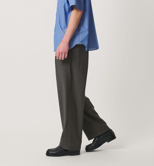 BEAUTY&YOUTH UNITED ARROWS「ウーステッド バギー イージー パンツ NO.10 ウォッシャブル」|チノ|