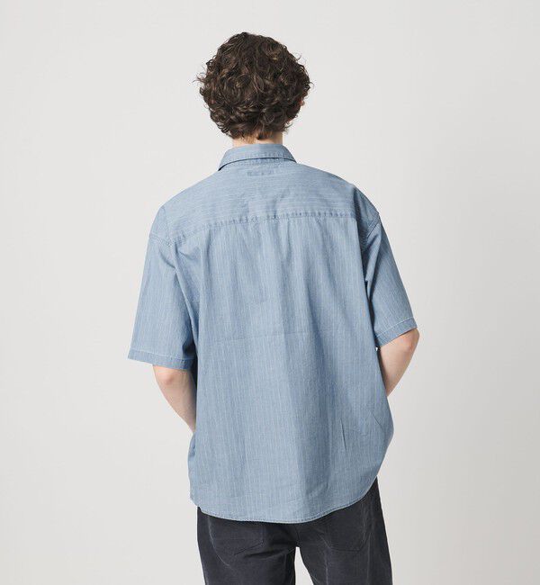 MONKEY TIME「4オンス ストライプ デニム シャツ」|シャツ・ブラウス|