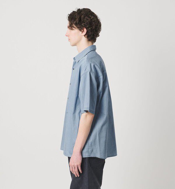 MONKEY TIME「4オンス ストライプ デニム シャツ」|シャツ・ブラウス|