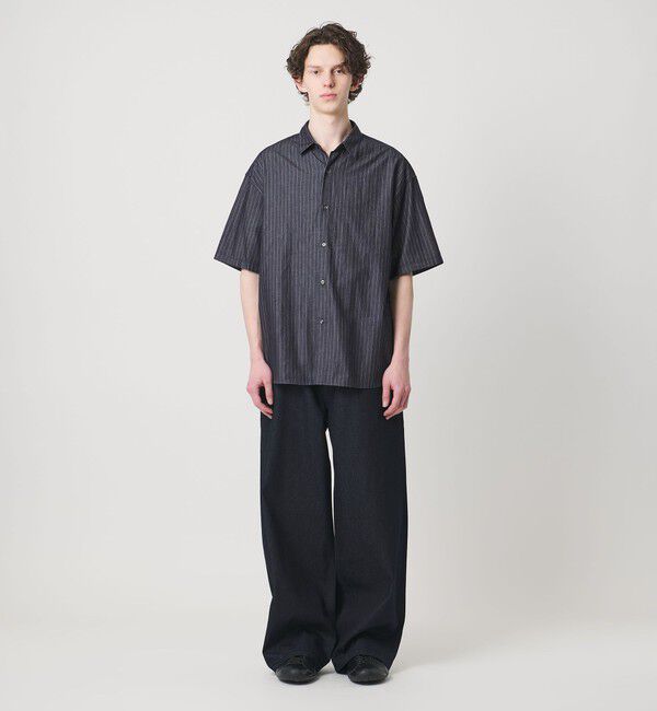 MONKEY TIME「4オンス ストライプ デニム シャツ」|シャツ・ブラウス|