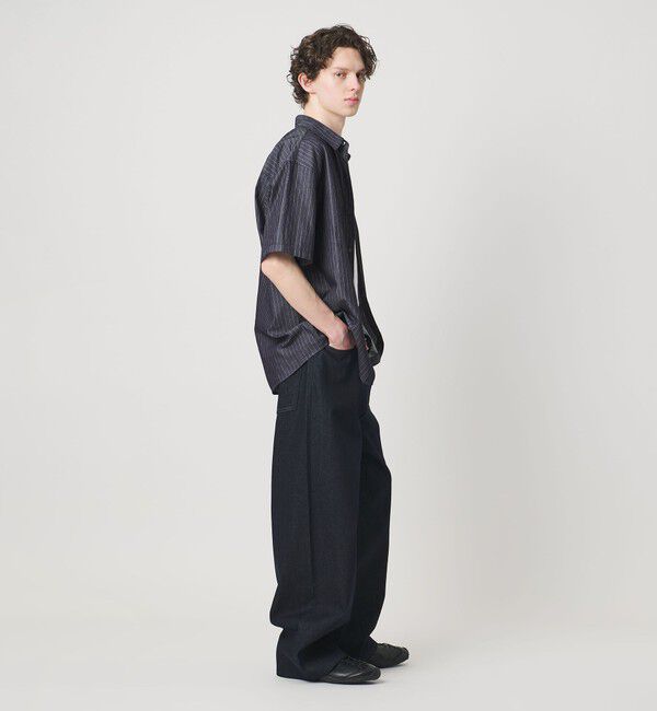 MONKEY TIME「4オンス ストライプ デニム シャツ」|シャツ・ブラウス|