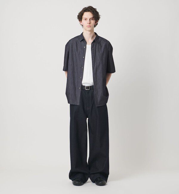 MONKEY TIME「4オンス ストライプ デニム シャツ」|シャツ・ブラウス|