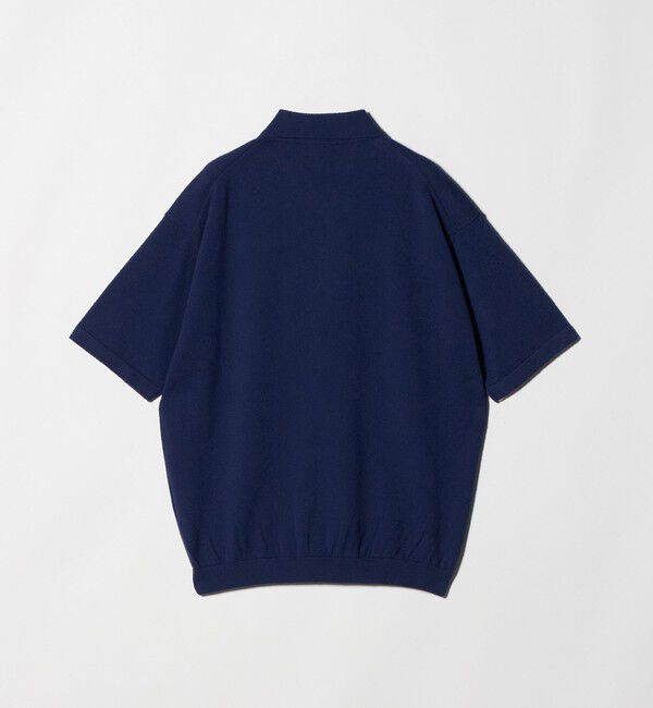 BEAUTY&YOUTH UNITED ARROWS「KNITEE クリンプコットン ニット ポロシャツ ウォッシャブル」|ニット・セーター|