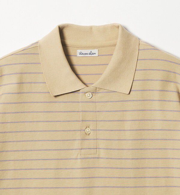 STEVEN ALAN「＜Steven Alan＞ ツイスト ボーダー ポロシャツ」|ポロシャツ|