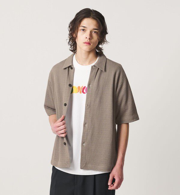 BEAUTY&YOUTH UNITED ARROWS「パナマ ニット シャツ ウォッシャブル」|カーディガン|