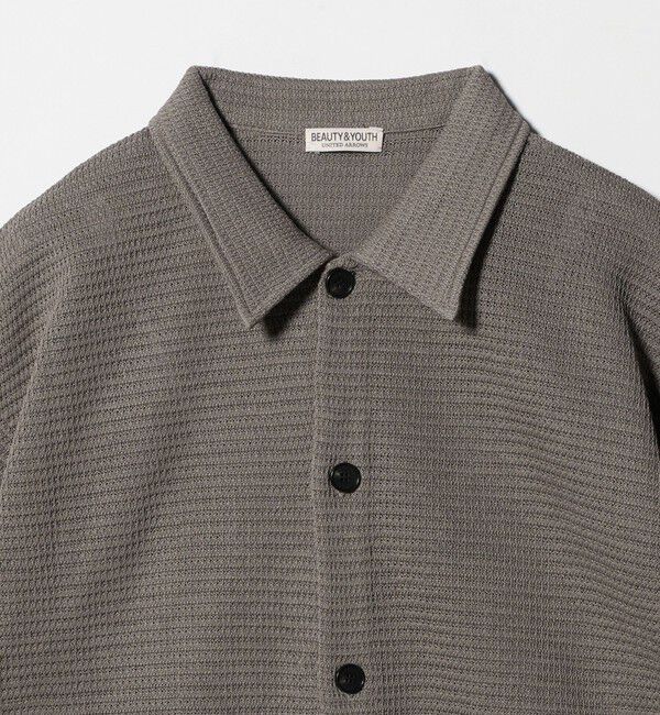 BEAUTY&YOUTH UNITED ARROWS「パナマ ニット シャツ ウォッシャブル」|カーディガン|