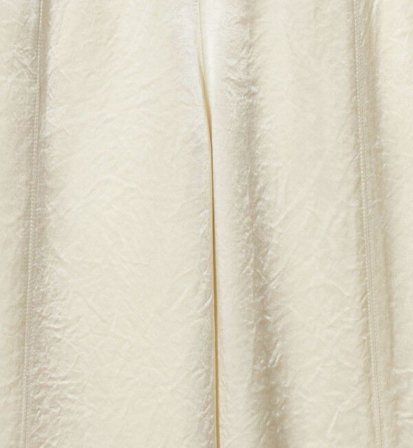 BEAUTY&YOUTH UNITED ARROWS「アセテートサテン ワイド イージーパンツ ウォッシャブル/オフホワイト」|その他|