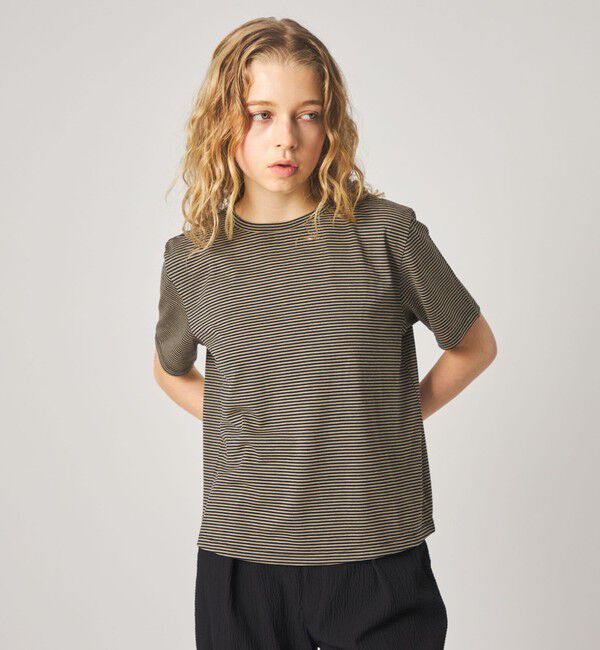 STEVEN ALAN「＜Steven Alan＞ウール ジャージー Tシャツ」|Tシャツ・カットソー|