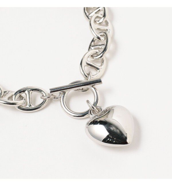 Ray BEAMS 「マリンチェーン マンテル ハート ブレスレット」|ブレスレット・バングル|