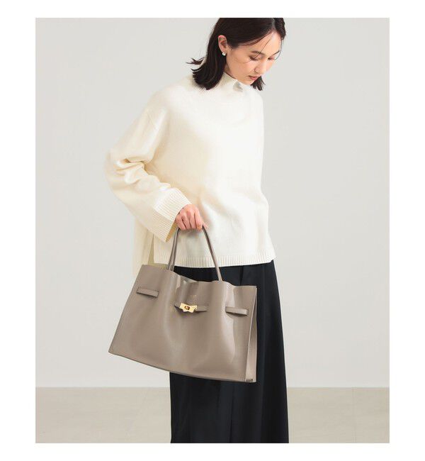 Demi-Luxe BEAMS 「【WEB限定】VIOLAd&rsquo;ORO / TRERO シュリンク クロア トートバッグ L」|トートバッグ|別注L.TAUPE&times;GREY