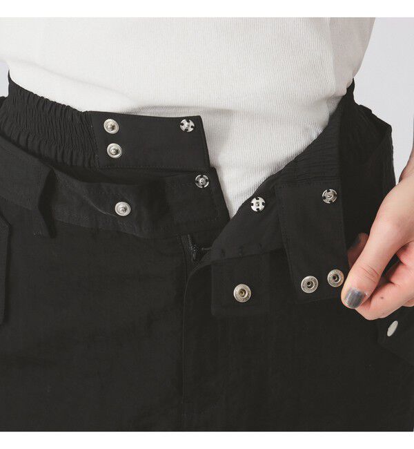 Ray BEAMS 「ダブル ウエスト タック スカート」|タイト|