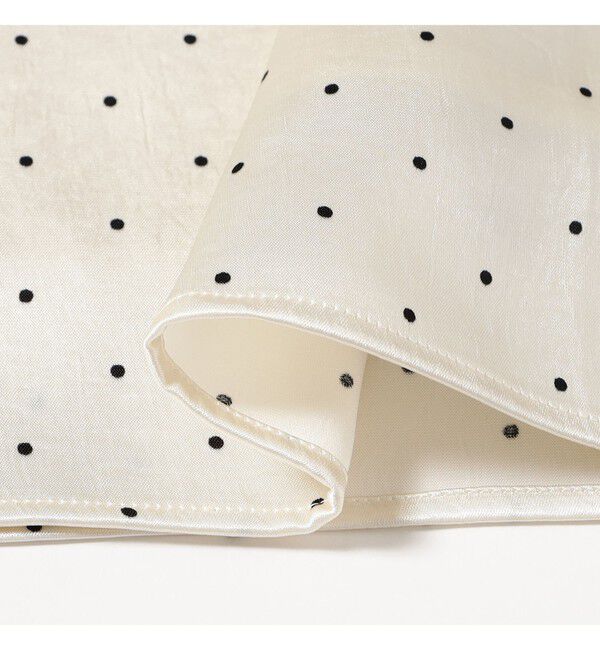 Ray BEAMS 「サテン ドット キャミワンピース」|ワンピース|