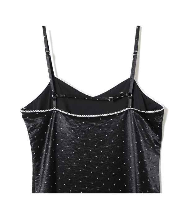 Ray BEAMS 「サテン ドット キャミワンピース」|ワンピース|