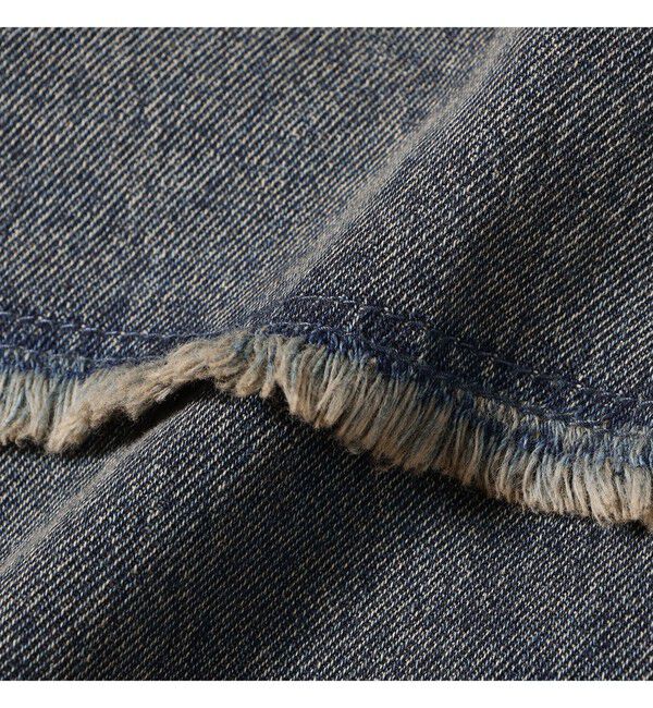 Ray BEAMS 「デニムスカート レイヤード パンツ」|デニム|