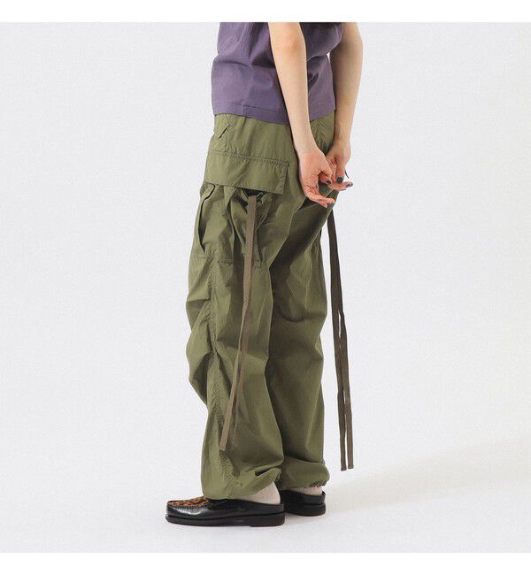 BEAMSBOY「ナイロン ポプリン ミリタリー パンツ」|チノ|