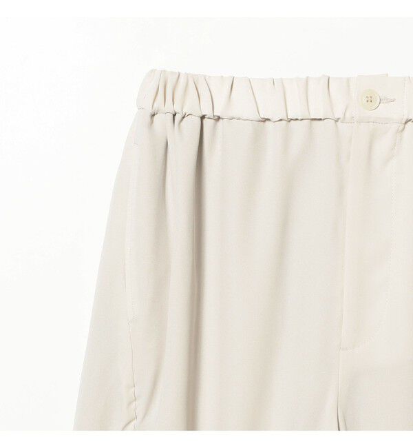 BEAMSBOY「maturely / リサイクル アムンゼン シャーリング アンド スリット パンツ」|チノ|